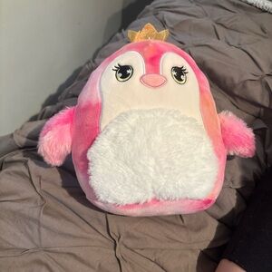 Squishmallows Pink and White Stuffed Animal